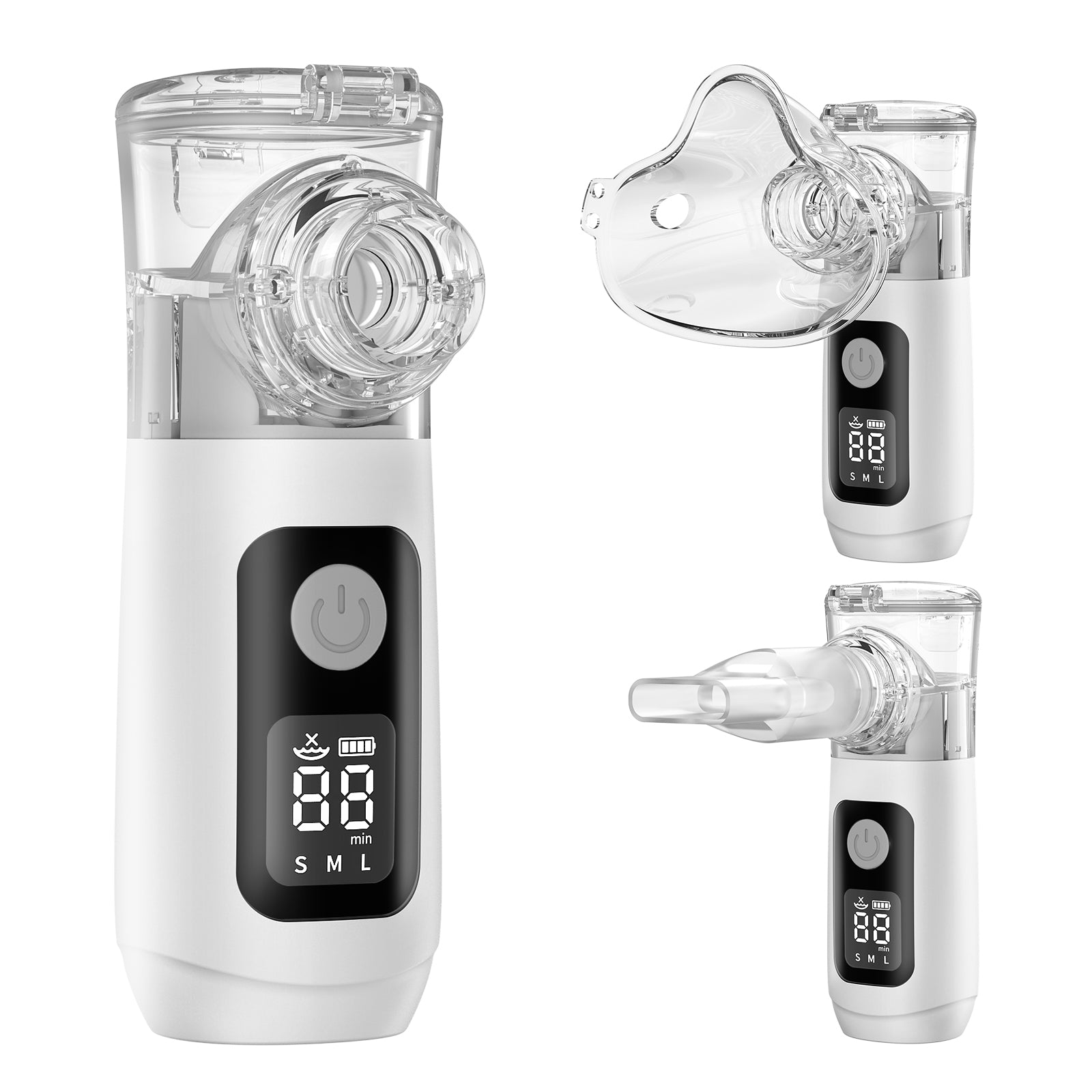 Ultrasonic Nebulizer, Model NE-520 - Portable Nebulizer, Nebulizers, Rechargeable Nebulizer Machine for Adults and Kids