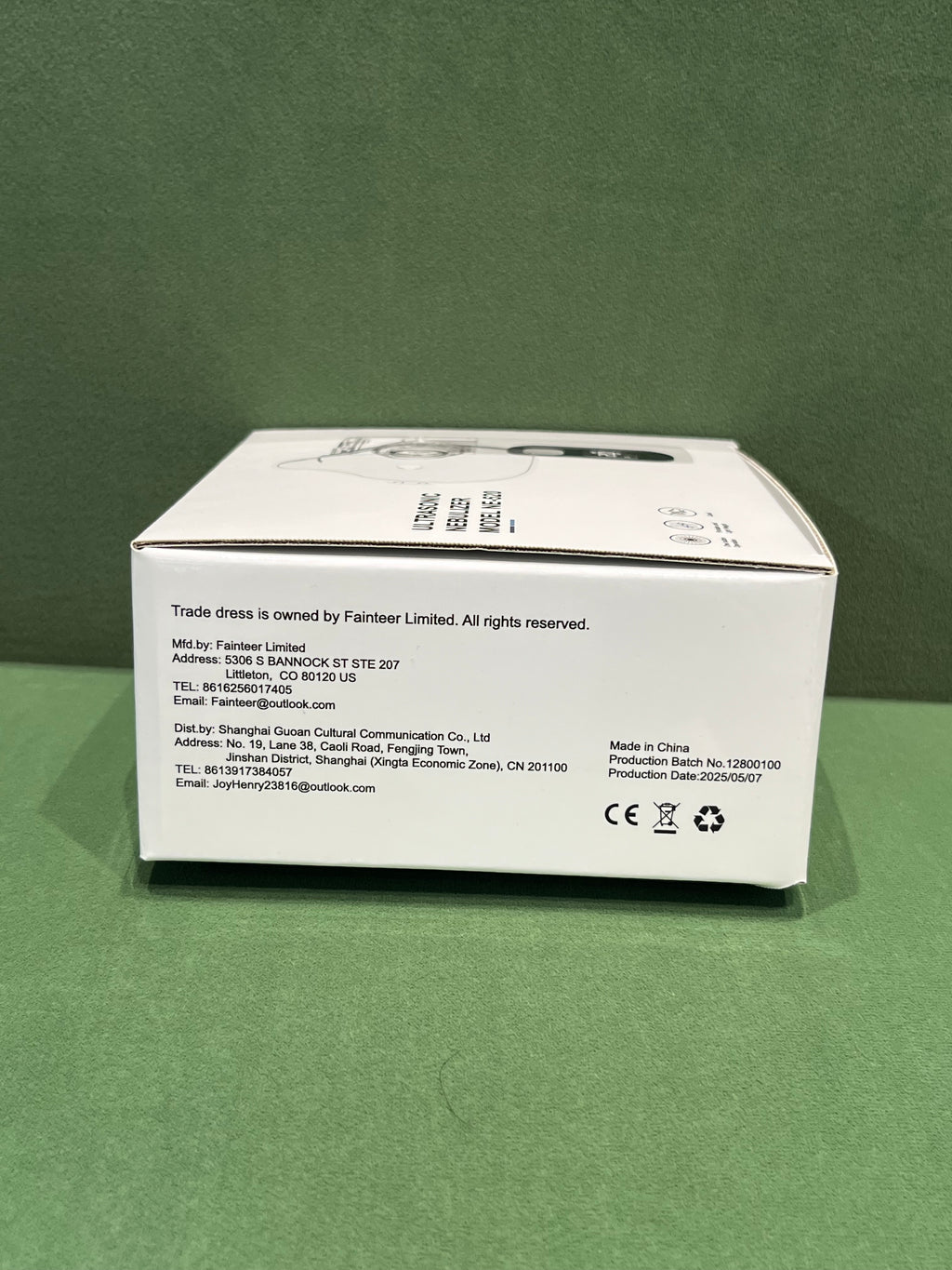 Ultrasonic Nebulizer, Model NE-520 - Portable Nebulizer, Nebulizers, Rechargeable Nebulizer Machine for Adults and Kids